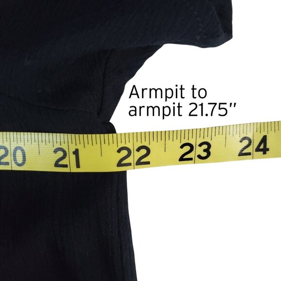 Torrid NWT Mini Gauze Cold Shoulder Trapeze Dress Black  Size L (0) - Picture 15 of 16